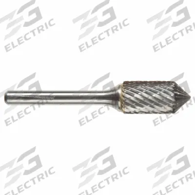SGS PRO Carbide Bur: Cone/Cylinder, SKA-5CO, 1/2" x 1" Head - Cylinder/Cone Combi Burs