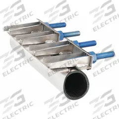 SMITH-BLAIR Repair Clamp: For 2 in Pipe, 15 in Overall Lg, 304 Stainless Steel (MPN 26100023815000). Key specifications — Brand: SMITH-BLAIR; Bolt Material: 304 Stainless Steel; Maximum Operating Pressure: 150 psi; Maximum Vacuum Pressure: 10 psi; Gasket Material: Nitrile Rubber.