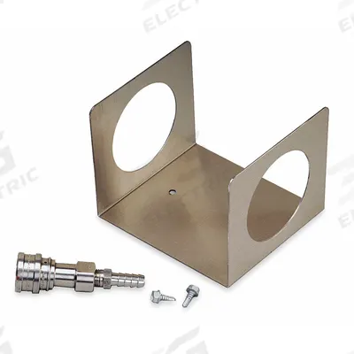 JUSTRITE Wall Bracket: Stainless Steel - Wall Bracket Kits for HPLC Waste Cans
