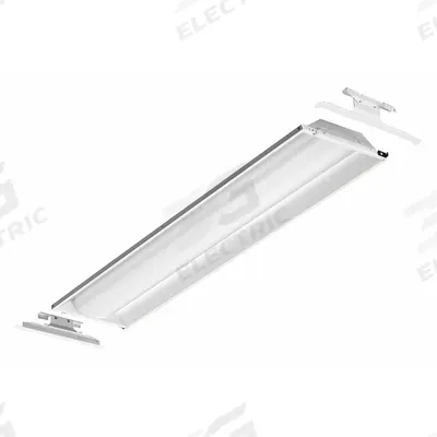 LITHONIA LIGHTING LED Troffer Retrofit Kit: 1 ft Lg, 4 ft Wd, 6,072 lm, 4000K, 48 W - LED Center-Basket Troffer Retrofit Kits