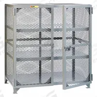 LITTLE GIANT Bulk Storage Locker: 73 in x 33 in x 52 in, 2 Fixed Shelves, Legs, Gray, Gray, Shelves (MPN SC2-3072-NC). Key specifications — Brand: LITTLE GIANT; Body Panel Type: Ventilated; Base Type: Legs; Cabinet Color: Gray; Frame Assembled: Assembled.