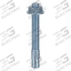 MKT FASTENING Wedge Anchor: 4 1/4 in Overall Lg, 1/2 in Dia, 1/2"-13 Thread Size, Steel, 10 PK (MPN 2612414). Key specifications — Brand: MKT FASTENING; Anchor Type: Wedge; Finish Type: Zinc Plated.