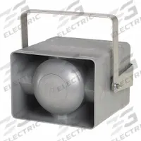 FEDERAL SIGNAL Electronic Siren: Siren Sound, 120 to 240V AC, Indoor/Outdoor, ESIREN-120-240. Key specifications — Brand: FEDERAL SIGNAL; Color: Gray; Operating Voltage: 120 to 240V AC.