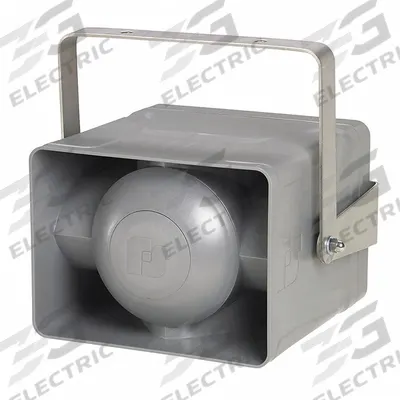 FEDERAL SIGNAL Electronic Siren: Siren Sound, 120 to 240V AC, Indoor/Outdoor - Siren Alarms
