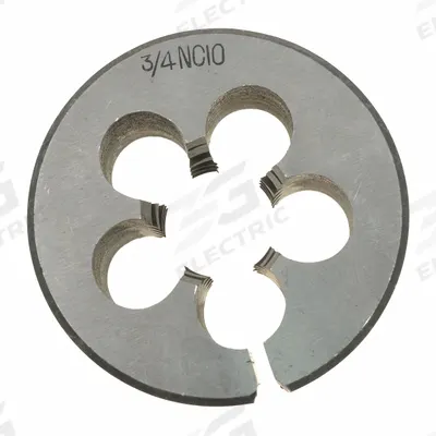 WESTWARD Alloy Steel Die 2" Width, 3/4-10 UNC: CCT1060-58, Die - Pneumatics