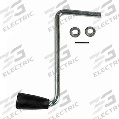 BULLDOG Crank Assembly: Side Wind, Series 190 Square Trailer Jacks - Fleet and Vehicle Maintenance
