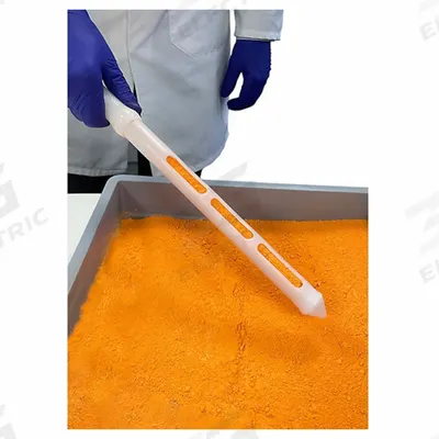 COLE-PARMER Powder Sampling Tool: 3.38 fl oz Capacity - Imperial, 1/4 in Handle Dia - Imperial - Single Slot Powder Samplers