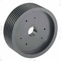 APPROVED VENDOR V-Belt Pulley: B136, 6 Groove, 13.95 in OD, Bushed Bore, SF, Quick Detachable (MPN 6B136SF). Key specifications — Pulley Industry Number: B136; Pitch Diameter: 13.2 in (4L, A); For Belt Section (broad, with similar types): 4L, A, or AX.