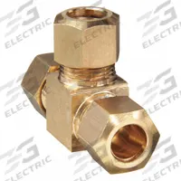 APPROVED VENDOR Compression Tee Fitting: 1/4 in OD x 1/4 in OD x 1/4 in OD Fitting Size, Brass (MPN 700064-04). Key specifications — Brand: APPROVED VENDOR.
