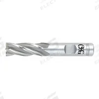 OSG Square End Mill: Cobalt, TiN Coated, 4 Flute, 3/4" Mill Dia, 1-5/8" LOC, 3-7/8" OAL (MPN 5403105)