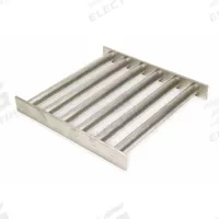 ERIEZ Grate Magnet: Square Grate Magnet, Rare Earth, 80 oz Max Magnetic Pull Strength, Square (MPN 135680P). Key specifications — Grate Shape: Square; Primary Magnet Material: Rare Earth; Frame Material: Stainless Steel; Brand: ERIEZ.