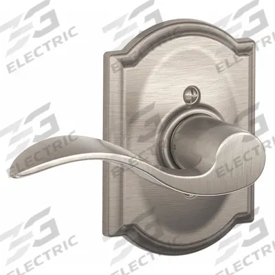 SCHLAGE Door Lockset: Dummy Lever Locksets, Nickel
