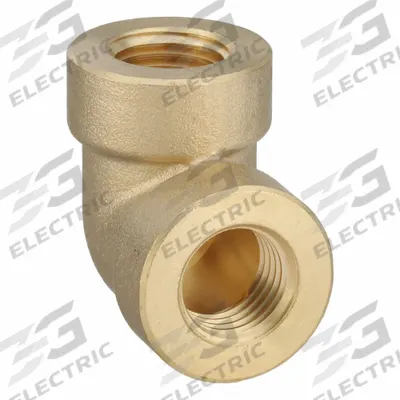 USA INDUSTRIALS Metal Pipe Elbow: 90° Elbow, 1/4 in x 1/4 in, Class 250, None C38500 Brass - Threaded Medium-Pressure Pipe Fittings