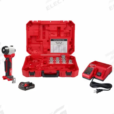 MILWAUKEE Cable Stripper Kit: M18, For Copper, 8 Bushings - Milwaukee Wire & Cable Strippers