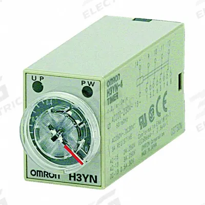 OMRON Timer: 100 to 120V AC - Panel-Mounted Relays