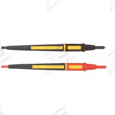 FLUKE Test Leads: CAT II 1000V/CAT III 1000V/CAT IV 600V, Retractable Probe - Test Leads with Probes