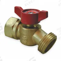 APPROVED VENDOR Hose Bibb: Quarter-Turn, Brass, Brass, Aluminum, 1/2 in Inlet Connection Size, NPT (MPN 102-453HN). Key specifications — Brand: APPROVED VENDOR; Design: No Kink; Body Material: Brass; Handle Material: Aluminum; Color/Finish: Brass; Handle Type: Quarter-Turn; Inlet Connection Type: NPT; Product Type: Hose Bibb.