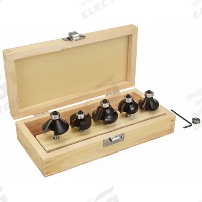 APPROVED VENDOR Router Bit Set: Fractional Inch - Carbide-Tipped Router Bit Sets