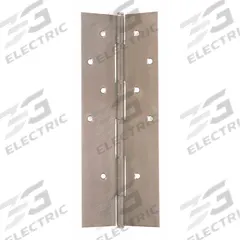 NATIONAL GUARD Piano Hinge: Stainless Steel, 95 1/8 in Leaf Ht, 2 3/16 in Leaf Wd, Screw-On (MPN SS300-95). Key specifications — Material: Stainless Steel.