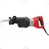 MILWAUKEE Reciprocating Saw: 15 A Current, 1 1/4 in Stroke Lg, Orbital, Shoe Adj, Full-Size Tool (MPN 6538-21). Key specifications — attr1170485: MILWAUKEE; attr1170490: Shoe Adjustable; attr1170491: Full-Size.