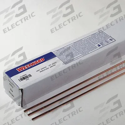 WESTWARD Welding Rod: Low-Alloy Steel, ER80S-D2, 1/8 in x 36 in - ER80S-D2 TIG Welding Rods