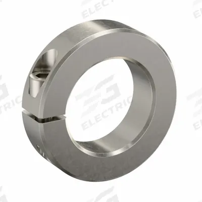 RULAND MANUFACTURING Shaft Collar: 1-Piece, Inch, Round, Clamp-On, 1 5/16 in Bore Dia - Stainless Steel Shaft Collars