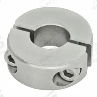 JW WINCO Shaft Collar: 2-Piece, Stainless Steel, Clamp-On, 18 mm Bore Dia, 42 mm Clearance Dia (MPN 7072.3-42-B18-NI). Key specifications — Brand: JW WINCO.