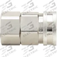 SNAP-TITE Hydraulic Quick Connect Hose Coupling: 2 in, 316 Stainless Steel, 681.3 lpm Max. Flow Rate (MPN SVHC32-32FV). Key specifications — Thread Size: 2"-11-1/2; Seal Material: Fluorocarbon; Brand: SNAP-TITE.