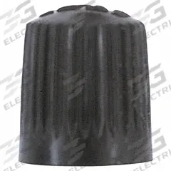 HALTEC Valve Cap: Tire Valve Caps, Grip Seal, Round, Black, 1/4 in Overall Lg, 1/4 in Overall Dia (MPN A-100-VC-8). Key specifications — Compatible Valve Size: Standard Bore; Color: Black; Product Type: Tire Valve Caps; Shape: Round; Design: Grip Seal; Compatible Thread Size: 0.307-32; Material: Plastic; Brand: HALTEC.