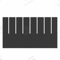 AKRO-MILS Divider: 9 5/8 in x 5 1/2 in, Black, For 9 1/8 in Bin Wd, Plastic, Short Side (MPN 41166). Key specifications — ESD Conductive: Not Electrostatic Discharge Conductive; Brand: AKRO-MILS; Material: Plastic; Compatible Manufacturer Model Number: 33166.