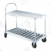 APPROVED VENDOR Utility Cart: 600 lb, 2 Shelves, 41 in L x 19 in W Shelf, 29 in Between Shelves (MPN TBST-1941/ST). Key specifications — Brand: APPROVED VENDOR; Caster Wheel/Tread Material: Polyurethane; Caster/Wheel Configuration: (2) Rigid.
