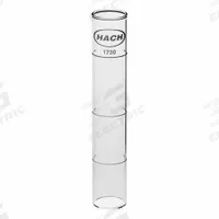 HACH Glass Viewing Tube: 173006, 1 1/4 in Overall Ht, 4 1/8 in Overall Wd, 5 3/4 in Overall Dp. Key specifications — Product Type: Glass Viewing Tube; Manufacturer Part Number: 173006; Brand: HACH.