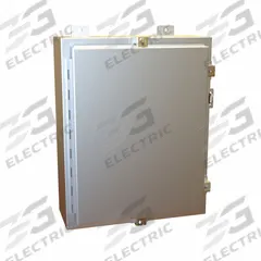HAMMOND Electrical Enclosure: Aluminum, 20 in x 16 in x 6 in, NEMA 12/13/4/4X, w/Panel, Solid Cover (MPN 1418N4ALC6). Key specifications — Closure Method: Clamps; Brand: HAMMOND; Knockouts: Not Included.