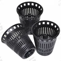 DANCO Strainer: Plastic, Matte, 2 1/4 in Overall Dia, 2 1/4 in Overall Ht, Snap-In (MPN 9D00010739). Key specifications — Color: Black; Includes: (3) Baskets; Connection Type: Snap-In; Material: Plastic.
