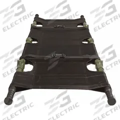 NORTH AMERICAN RESCUE Rescue Stretcher: Rescue Stretcher, 1,200 lb Wt Capacity - Max, Foldable (MPN 60-0051). Key specifications — Frame Material: Aluminum; Strap Material: Cordura; Brand: NORTH AMERICAN RESCUE; Color: Black; Ability to Fold: Foldable.
