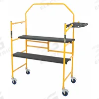 METALTECH Scaffold Tower: Steel, 10 in to 4 ft, 46 in x 57 in, 500 lb Load Capacity (MPN I-IMCNT). Key specifications — Brand: METALTECH; Height Adjustability: Fixed Height; Included Components: (4) Locking Pins.
