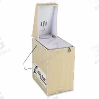 BIRD BARRIER Bird Trap: One Door Trap, Plastic, Indoor Use, 1 Bird Capacity, 12 1/2 in Ht, Brown (MPN tt-sp20). Key specifications — Product Type: Animal Trap; Features: Audio Integrated Sparrow Call; Brand: BIRD BARRIER; Capacity: 1 Bird; Color: Brown; Indoor/Outdoor Use: Indoor; Material: Plastic; Targeted Animals: Birds.