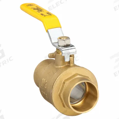 APOLLO Manual Two-Way Ball Valve: 1 1/4 in, Brass, Straight, Sweat x Sweat - Brass Ball Valves