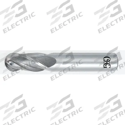 OSG Ball End Mill: Carbide, 4 Flute, 16 mm Mill Dia, 32 mm LOC, 89 mm OAL (MPN 404-6299-BN) - General Purpose Carbide Ball End Mills