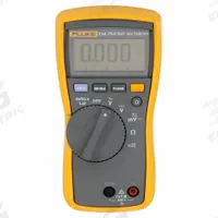 FLUKE Digital Multimeter: TRMS, CAT III 600V, 600 V Max AC Volt Measurement, 6,000 Instrument Counts (MPN FLUKE-114). Key specifications — Instrument Counts: 6,000; Brand: FLUKE; Calibration Certificate Included: Not Included.