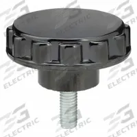 DAVIES Hand Knob: Fluted, Thermoset, 1/2"-13 Thread, 30 mm Thread Lg, 3 in Dia (MPN 3018-P). Key specifications — Brand: DAVIES.