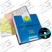 MARCOM Training Software: Construction Safety, English (MPN V0000429EM). Key specifications — Product Type: Training Software; Regulations Covered: 1910 Subpart D - Walking-Working Surfaces; Includes: Scheduling Forms; Brand: MARCOM.