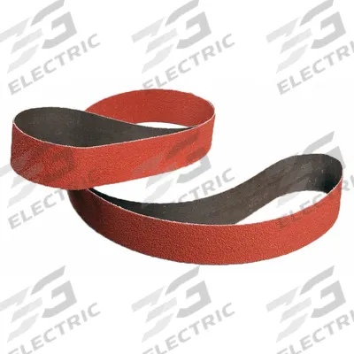 3M CUBITRON II Sanding Belt: 5 in W x 132 in L, Ceramic, 36 Grit, YF Wt Polyester Backing - Cool-Cutting Sanding Belts for All Metals