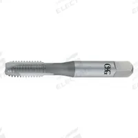 OSG Spiral Point Tap: #5-40 UNC, H2 / 2B-3B, 2 Flute, Plug Chamfer, TiN Coated High Speed Steel (MPN 1207005). Key specifications — attr1299616: H2 / 2B-3B.