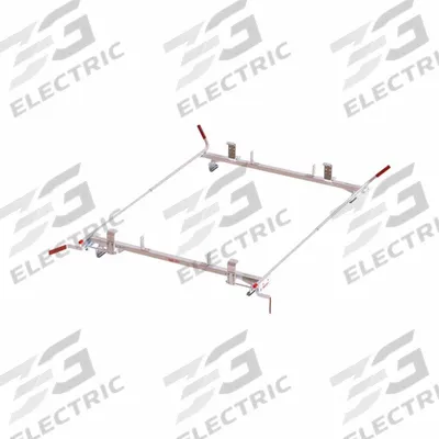WEATHER GUARD Van Roof Rack: Aluminum, 16 in Overall Ht, 99 in Overall Lg - Van Roof Racks