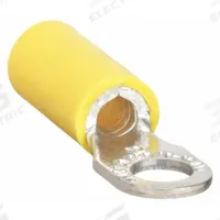 STA-KON Ring Terminal: Yellow, Vinyl Insulation, 3/8 in Stud Size, 12 AWG to 10 AWG Wire Sizes (MPN 10RC-38). Key specifications — attr1308027: STA-KON; attr1356587: Serrated.