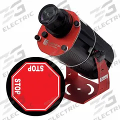 LASERGLOW TECHNOLOGIES Fixed Image Projector: Projector, Lens and Image Template, 80 W, HSV8F203X. Key specifications — Brand: LASERGLOW TECHNOLOGIES; Includes: Power Supply; Watts: 80 W; Legend/Background Color: 2 Way Stop - Adjacent; Manufacturer Part Number: HSV8F203X; Product Type: Projector, Lens and Image Template.