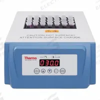 THERMO SCIENTIFIC Dry Bath: 12 1/2 in Overall Dp, 3 7/8 in Overall Ht, 7 7/8 in Overall Wd, Digital (MPN 88870002). Key specifications — Brand: THERMO SCIENTIFIC; Display Type: Digital; For Use With: Vessels; Accuracy: +/-0.5 °C; Voltage: 100/120V AC.