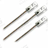 OMEGA Temperature Probes and Components-New: 900°F /0°C to 480°C, Type K, For Air Media Type, Bolt (MPN WTK-14-60). Key specifications — Brand: OMEGA; Cable Material: Fiberglass Insulation; Cable Length: 60 in; Process Mounting Connection: Bolt; Maximum Wire Gauge: 20 AWG.