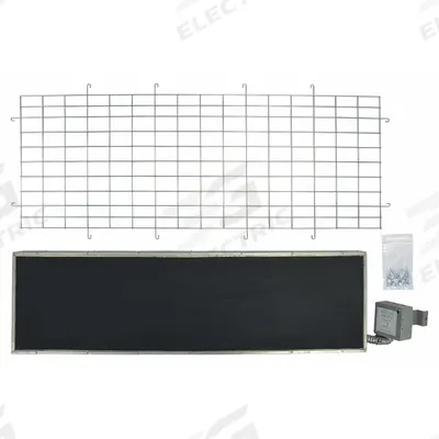 FOSTORIA Electric Infrared Heater Panel Emitter: 9,500 W Watt Output, 208V AC - Panel Emitters for Electric Infrared Heaters
